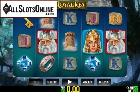 Reel Screen. Royal Key from World Match