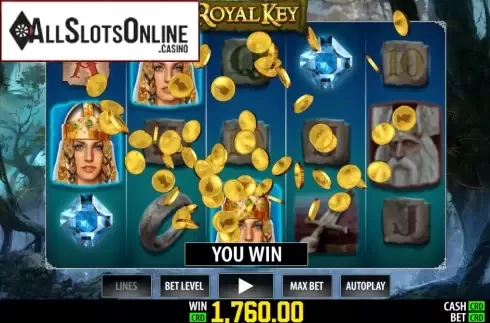 Win Screen 4. Royal Key from World Match
