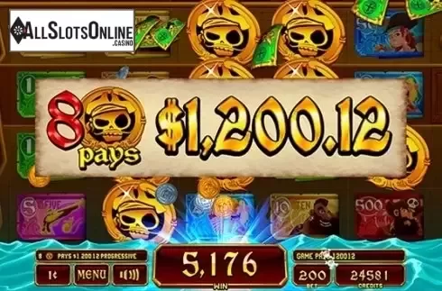 Win Screen 4. Rum to Riches from Incredible Technologies