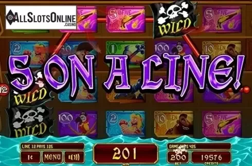 Win Screen. Rum to Riches from Incredible Technologies