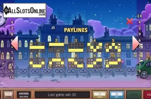 Paytable 3. Secret Agent (Concept Gaming) from Concept Gaming