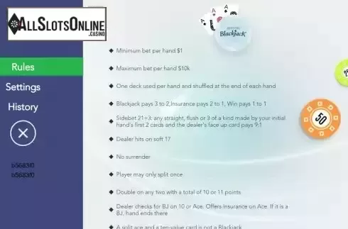 Game Rules Screen