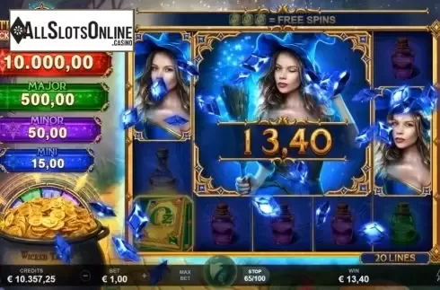 Win Screen 5. Sisters of Oz Jackpots from Triple Edge Studios