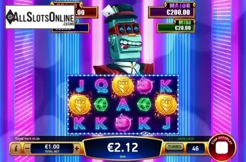 Free Spins Win Screen