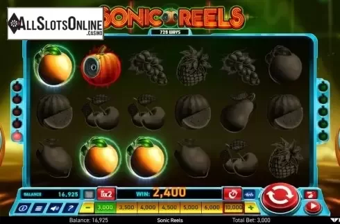 Win Screen 3. Sonic Reels from Wazdan