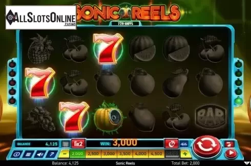 Win Screen 4. Sonic Reels from Wazdan