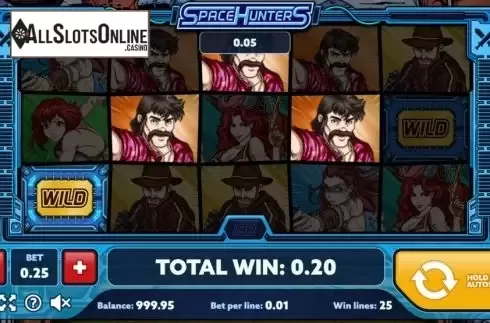 Win screen. Space Hunters from PlayPearls