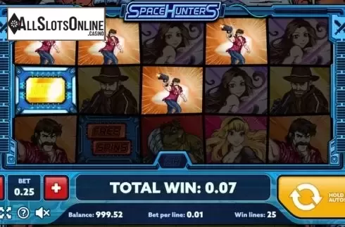 Win screen 2. Space Hunters from PlayPearls