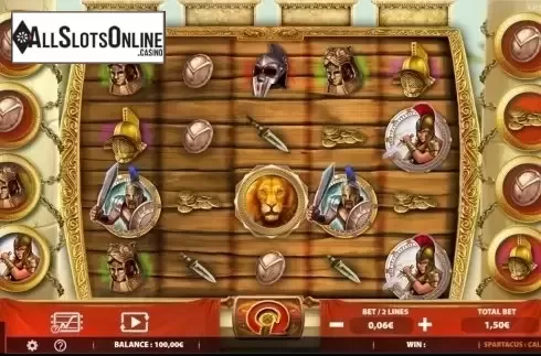 Screen 2. Spartacus Call to Arms from WMS