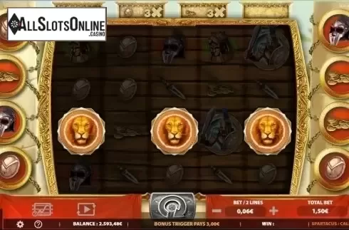 Screen 3. Spartacus Call to Arms from WMS