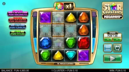 Star Clusters Megapays slot screenshot 2