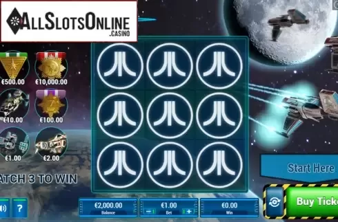 Game Screen 1. Star Raiders Scratch from Pariplay