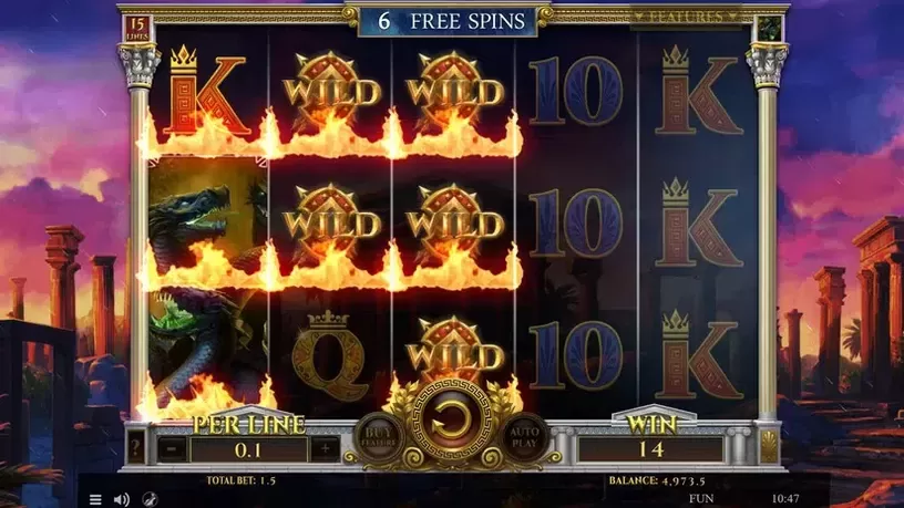 Story Of Hercules 15 Lines slot screenshot 5