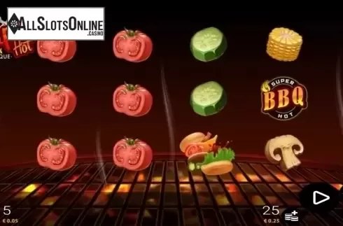Reel Screen. Super Hot Barbeque from Zeus Play