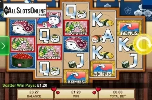 Screen2. Sushi Yum-Yum Extra Wasabi from IGT