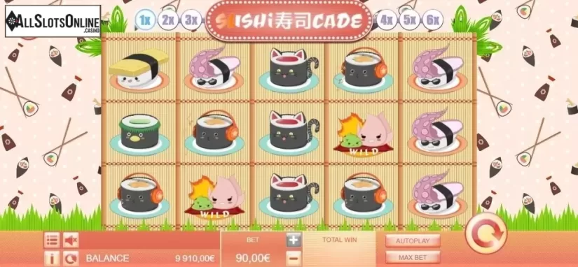 Reel Screen. Sushicade from Gamatron