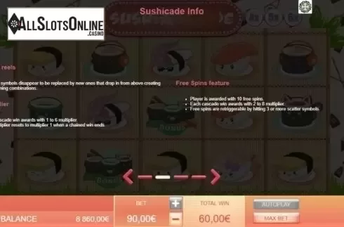 Info 2. Sushicade from Gamatron
