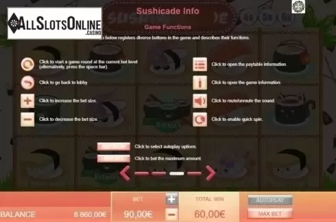 Info 3. Sushicade from Gamatron