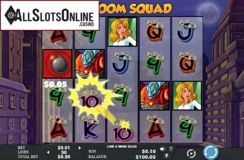 Screen 3. The Boom Squad from Genesis