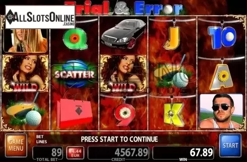 Screen2. Trial And Error from Casino Technology
