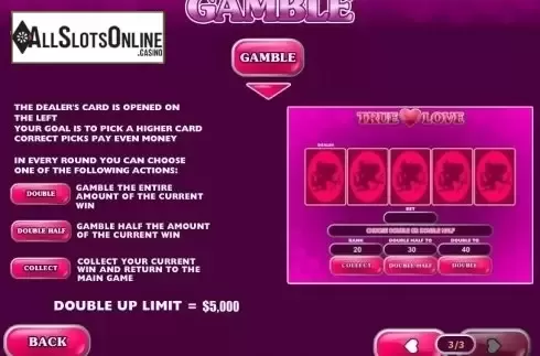 Gamble. True Love from Playtech