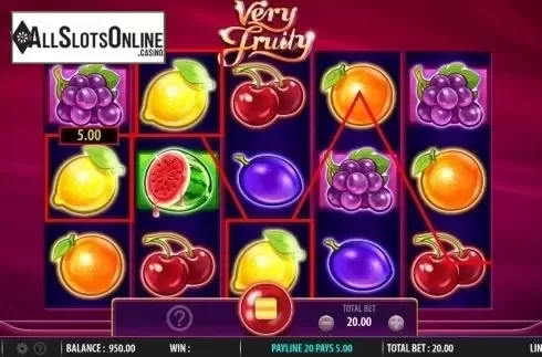 Win Screen 2. Very Fruity from SG