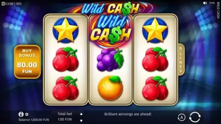 Wild Cash slot screenshot 1