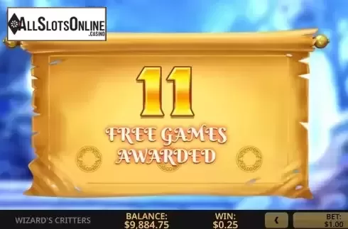 Free Game screen