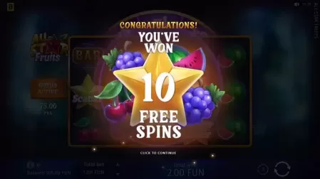 All-Star Fruits slot screenshot 3