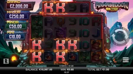 Armageddon 10k Ways slot screenshot 2