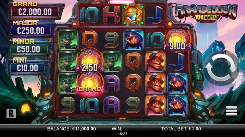 Armageddon 10k Ways slot screenshot 1