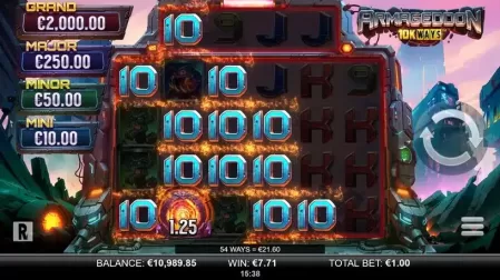Armageddon 10k Ways slot screenshot 3