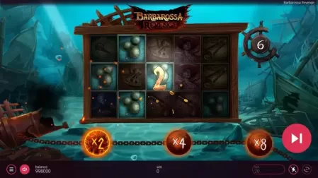 Barbarossa Revenge DoubleMax slot screenshot 4