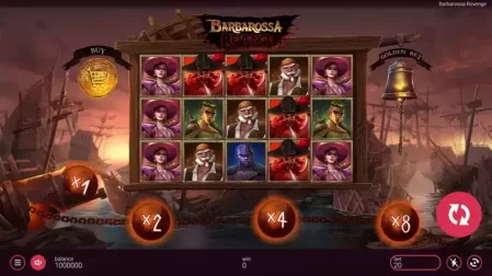 Barbarossa Revenge DoubleMax slot screenshot 1