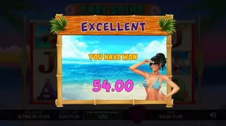 Beach Tennis slot screenshot 5