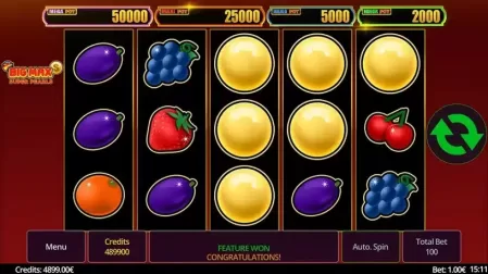Big Max Super Pearls slot screenshot 2