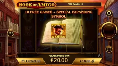 Book of Amigo slot screenshot 3