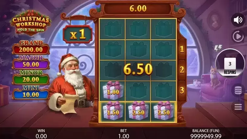Christmas Workshop: Hold the Spin slot screenshot 4