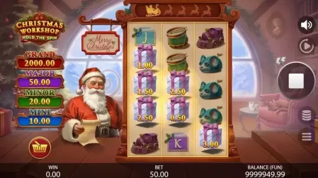 Christmas Workshop: Hold the Spin slot screenshot 1
