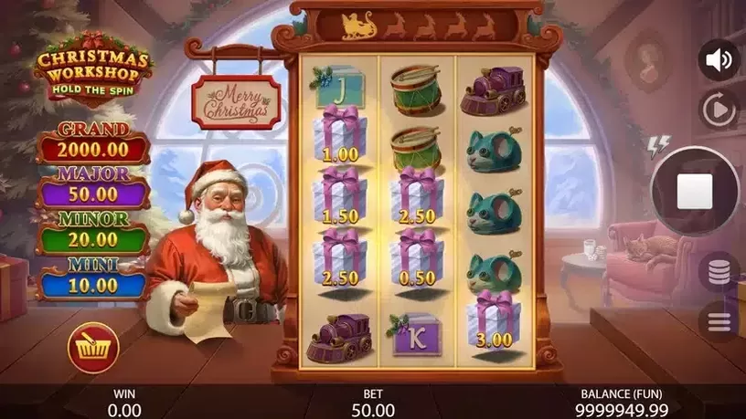 Christmas Workshop: Hold the Spin slot screenshot 1