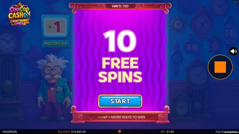 CooCoo Cashoo slot screenshot 3