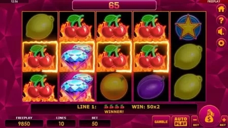 Double Diamonds slot screenshot 2
