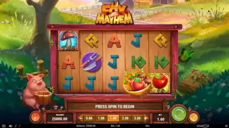 Fox Mayhem slot screenshot 1