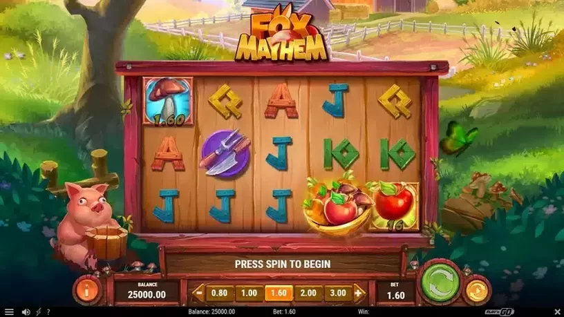 Fox Mayhem slot screenshot 1