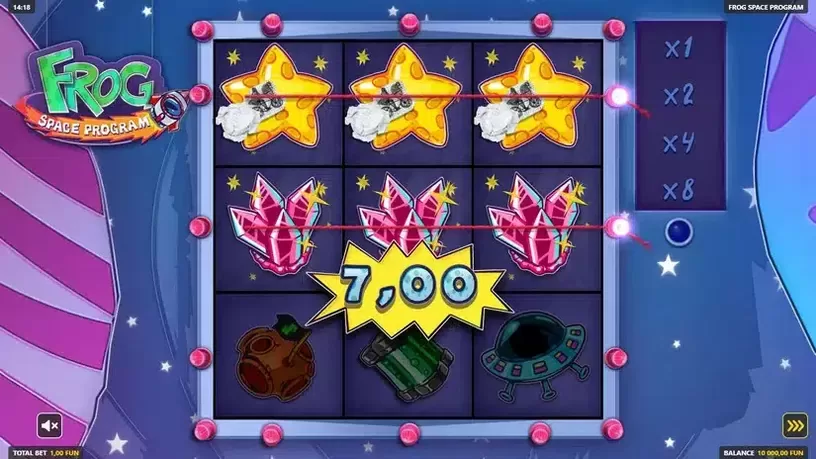 Frog Space Program slot screenshot 3