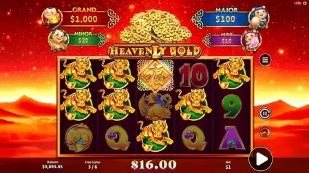 Heavenly Gold slot screenshot 5