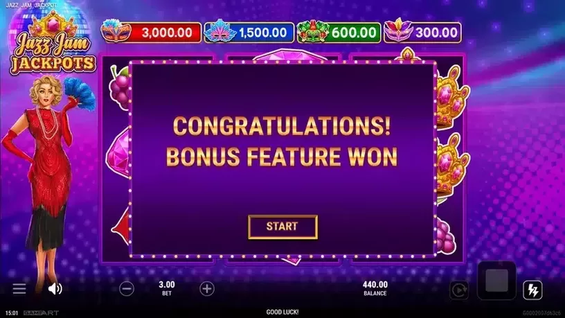 Jazz Jam Jackpots slot screenshot 5