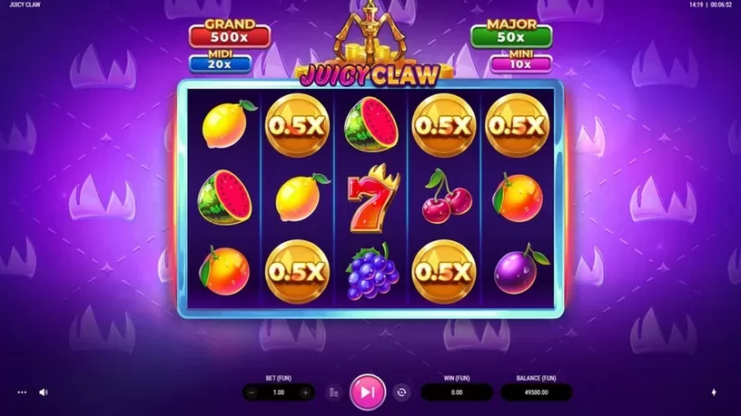 Juicy Claw slot screenshot 2