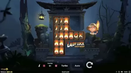 Lady Luck’s Gold Quest slot screenshot 2