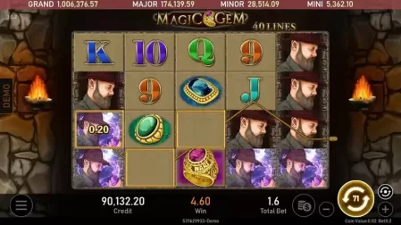 Magic Gem slot screenshot 1